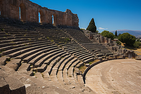 古代的罗马露天剧场图片