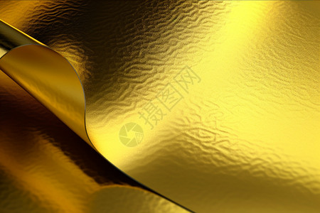 发光金色光泽的锡纸材料图片