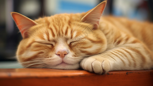 慵懒的橘色猫咪图片