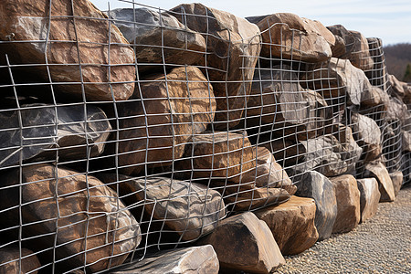 一堆石头原木素材网高清图片