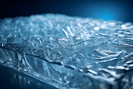 冰冷的冰川模型图片