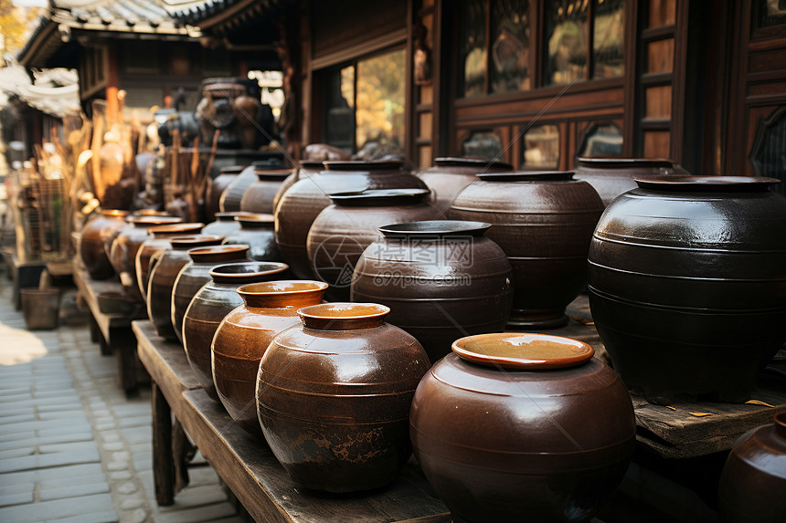 韩国传统陶瓷馆图片