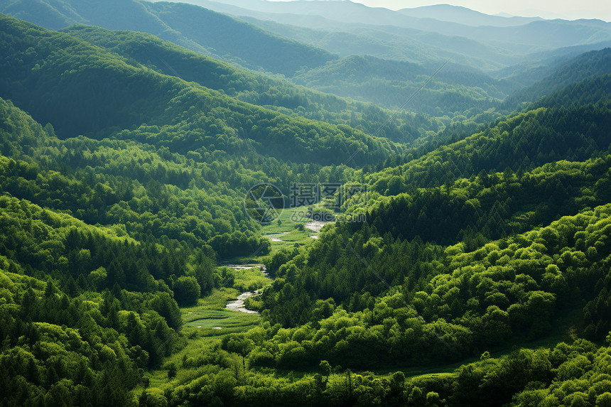 绿野山川图片