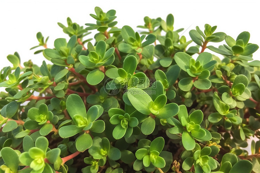 农业种植的马齿苋植物图片