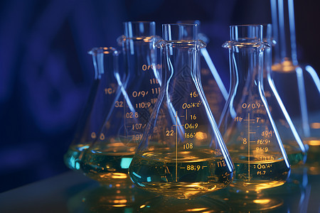 实验室中的化学试剂图片