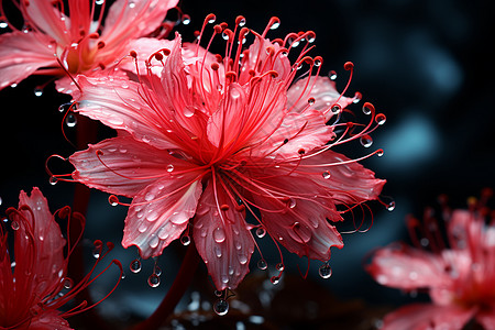 永恒魅力的百合花背景图片