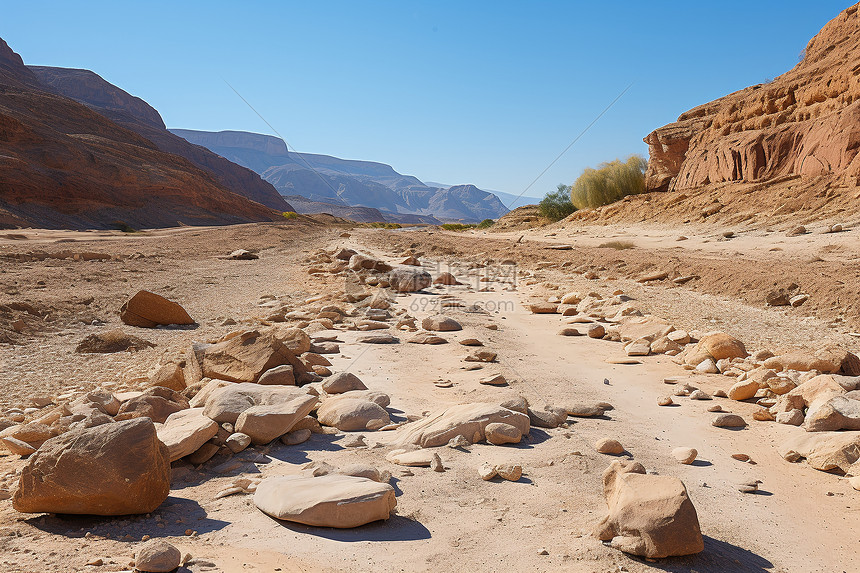 壮观的沙漠砂石地区图片