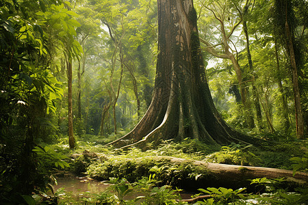 热带丛林中的绿色奇迹图片