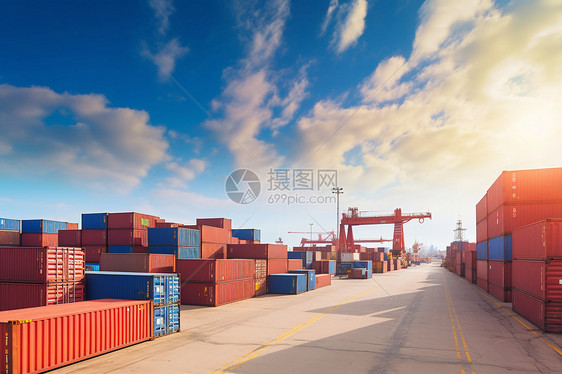 工业国际贸易运输港口图片