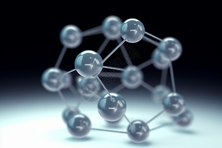 抽象原子分子结构图片