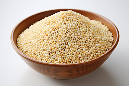 一碗小米食物图片