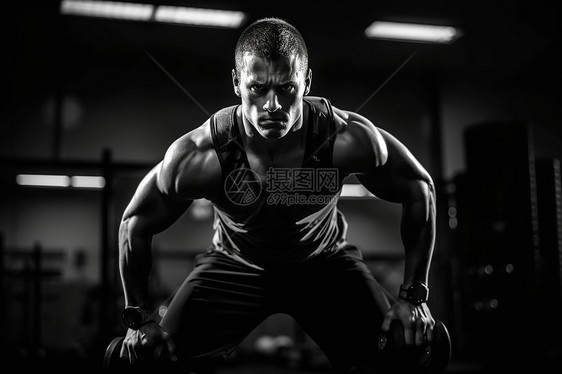 男人锻炼肌肉图片