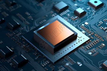 未来派微处理器电路板图片