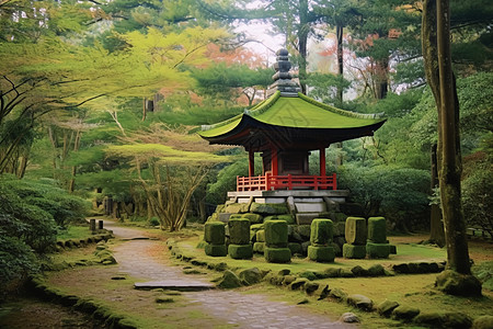 佛教公园建筑园林景观图片