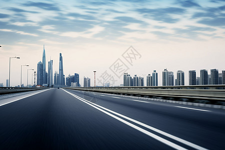 大城市的行车高速公路图片