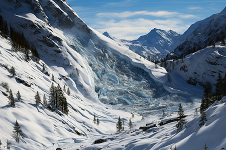冬季的阿尔卑斯山图片