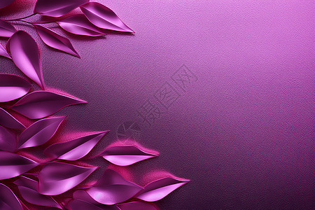 闪亮的紫色叶子背景图片