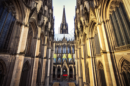 德国的科隆大教堂高清图片