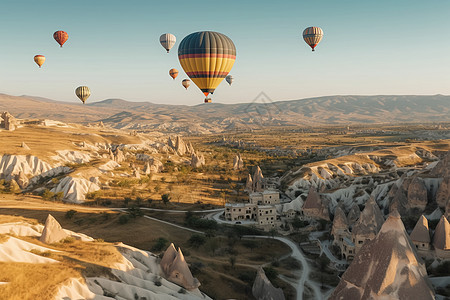 土耳其的热气球图片