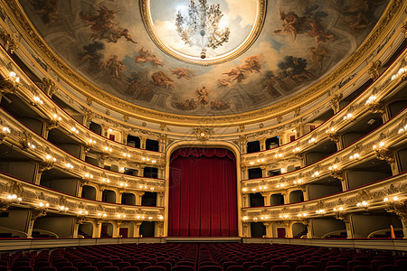 壮丽的歌剧院内部图片