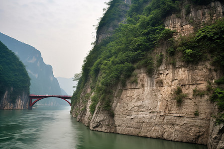 峡谷的自然风景图片