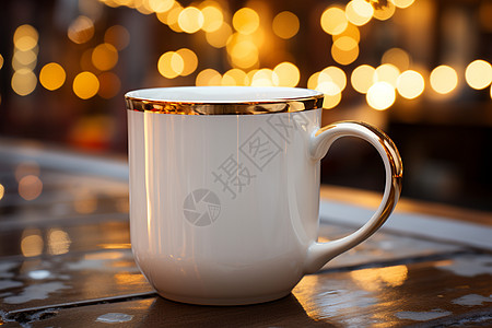 陶瓷咖啡杯边框咖啡杯背景