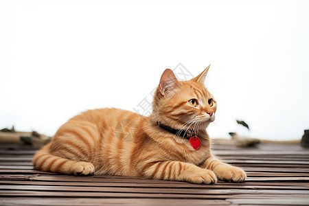 猫和老虎木板上的猫咪背景