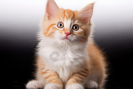 可爱的小橘猫图片