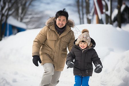 戏雪乐园冬日乐园背景