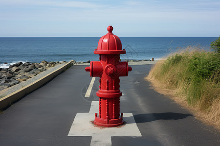 消防水管红色消防栓背景