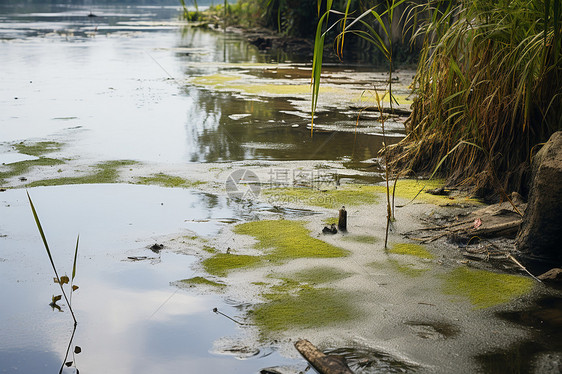 水污染的自然景观图片