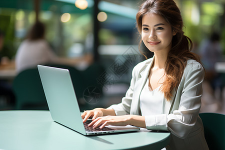 通信技术下商务女性图片