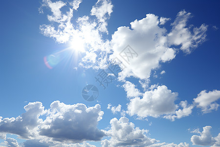 蓝天白云的唯美风景图片
