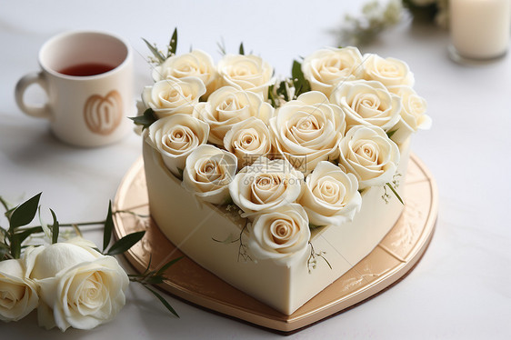 浪漫永恒的蛋糕图片