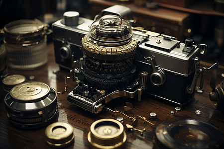 老式照相机复古的色相机设计图片