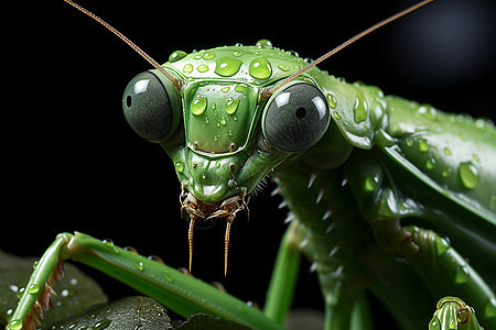 微观世界中的螳螂图片