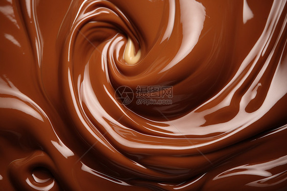 扭曲转动的巧克力图片