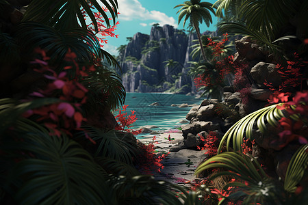 热带雨林的美景图片