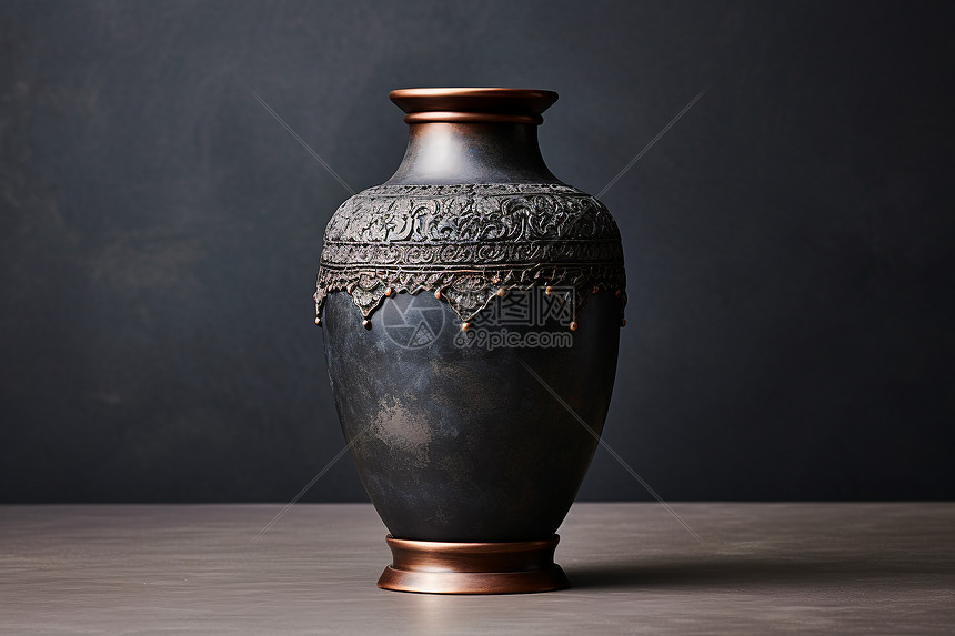 古代中国的陶器酒壶图片