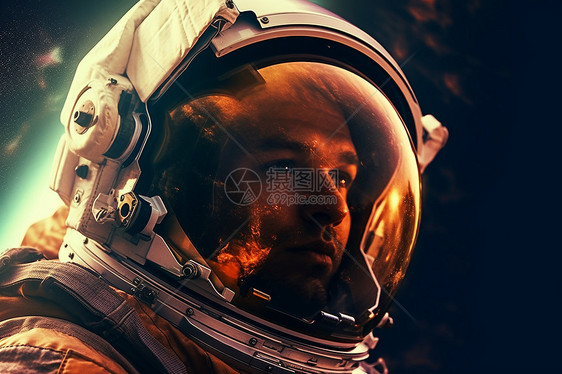 太空中无重力的宇航员图片