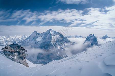 美丽的阿尔卑斯山景观图片