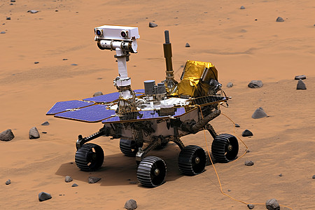 火星的探索车图片