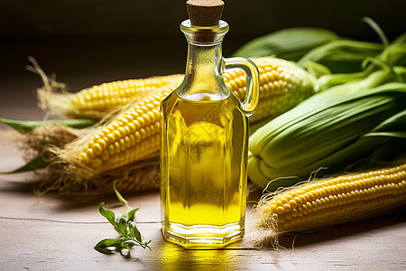 健康营养的玉米食用油图片