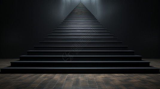 黑色的楼梯建筑图片