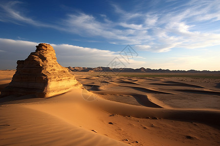 沙漠壮丽的风景图片