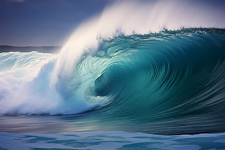海上的大浪图片