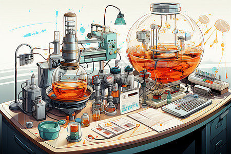 生物科学研究的实验室图片