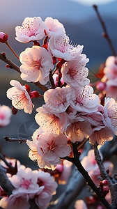 桃花花开图片