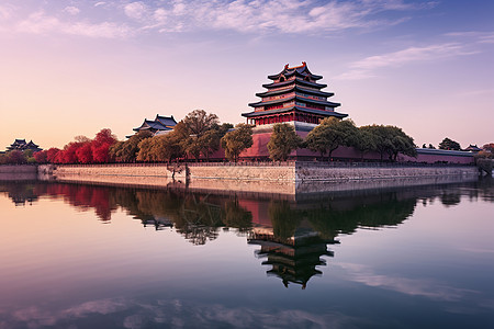 紫禁城夜景图片