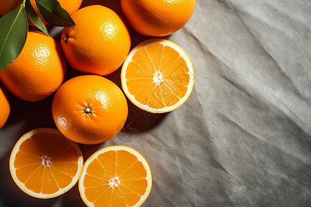 橙子采摘营养健康的橙子背景